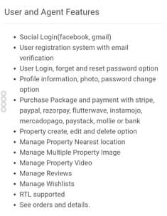 A picture of Real estate agency portal
