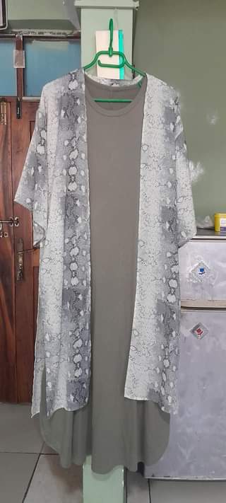 A picture of Dress wth coat full..