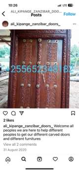 A picture of Kwa mahitaji wa milango ya nakishi almarufu zanzibar doors karibuni