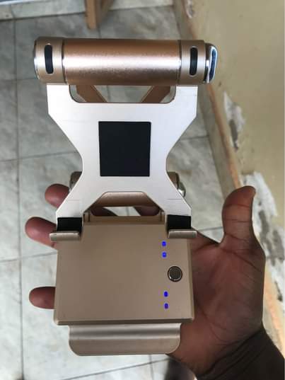 A picture of Bluetooth speaker power bank.