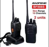 A picture of Baofeng walkie talkies