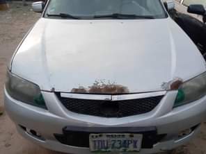 A picture of Sharp mazda 323 engine is ok gear box perfect 650k