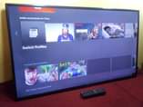 A picture of UK used Cello 43 inches Android TV and Remote