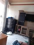 A picture of Home theater. And Tv