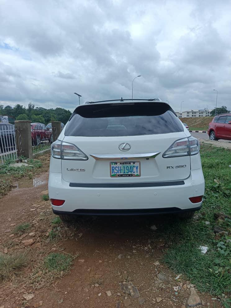 A picture of mad distress 2012 Lexus RX 350