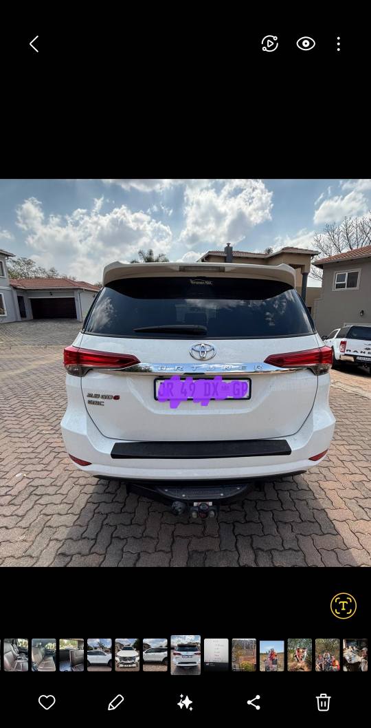 used toyota fortuner