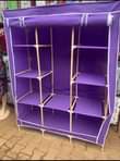 A picture of 3 column Plastic wooden closets