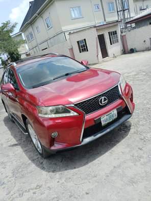 A picture of Toyota Lexus rx350 2012 first flash and first body nothing