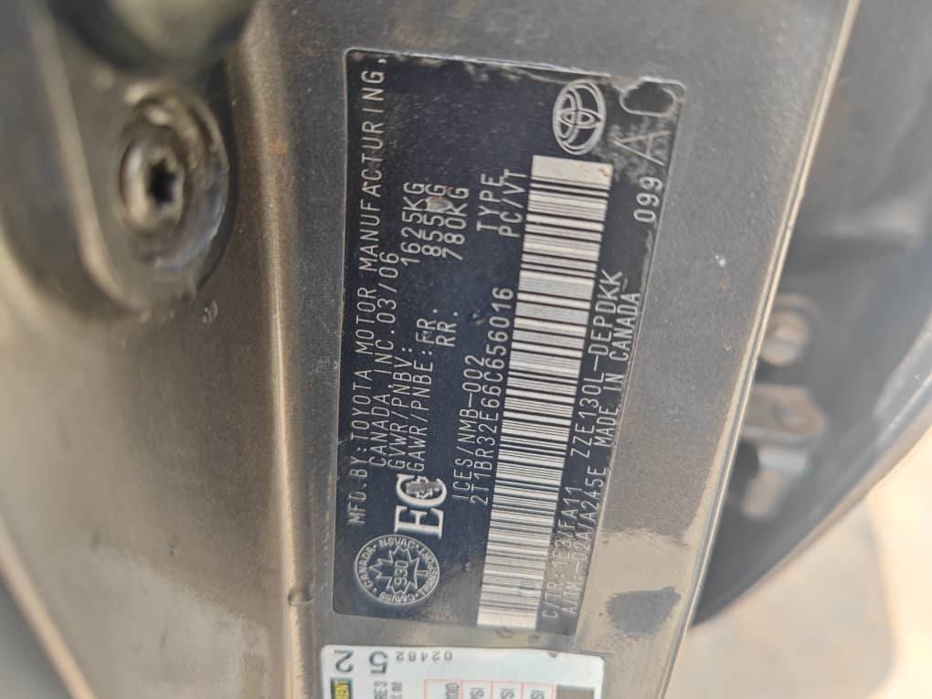 A picture of Toyota Corrolla