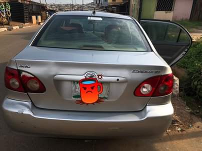 A picture of Neatly used 2007 Toyota Corolla with unscrewed engine painted once