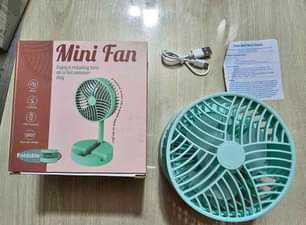 A picture of Foldable Rechargeable and Portable mini Fan