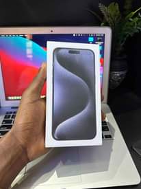 A picture of Apple iPhone 15 series accessible now brand new full boxed