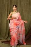 A picture of khadi organza saree collection