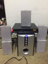 A picture of NEW BOMAN HOME THEATRE AND SIGMATEK DVD.