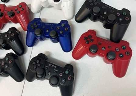 A picture of PlayStation 3 wireless controllers
