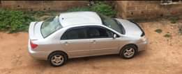 A picture of Toks standard Corolla 05 06 Android screen and reverse camera
