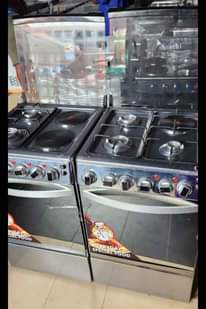 A picture of Electric and gas cooker