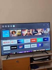 A picture of Hisense tv screen