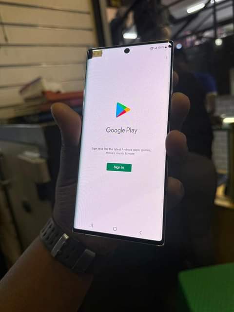 A picture of Samsung Galaxy note 10