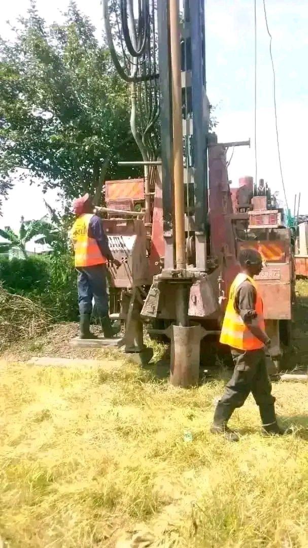 A picture of Water Well and borehole drilling services with electric solar pump