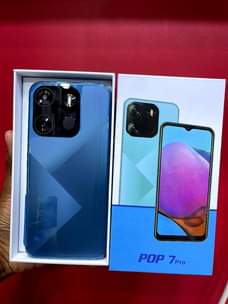 A picture of Brand new tecno pop 7pro at 290000 call on 0708573469