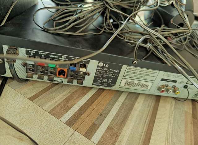 A picture of LG home theater
