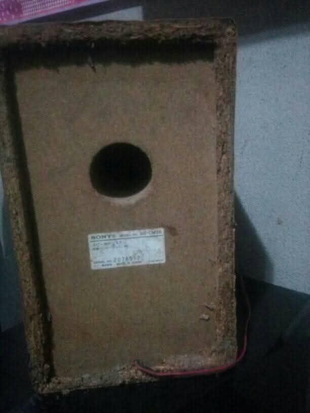 A picture of Sony speaker