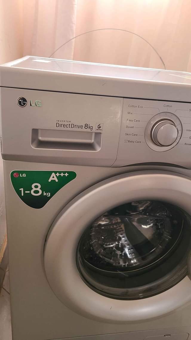 A picture of LG FRONT LOAD WASHING MACHINE 8KGS