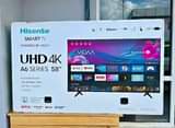 A picture of HISENSE SMART 4K FRAMELESS UHD INCH 58 FULL BOX NA