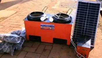 A picture of SAY NO TO CHARCOAL AND GAS COOKERS... NEW HYBRID SOLAR