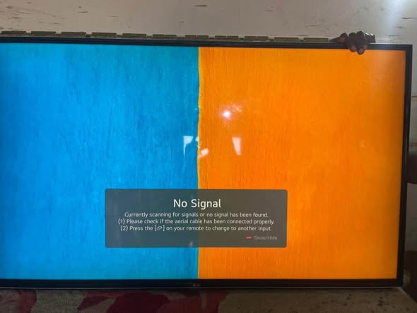 A picture of LG 60 inches Qned 2022 model smart tv