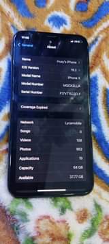 A picture of iPhone X