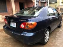 A picture of 2003 Toyota corrola Engine and gear perfect Ac needs gas