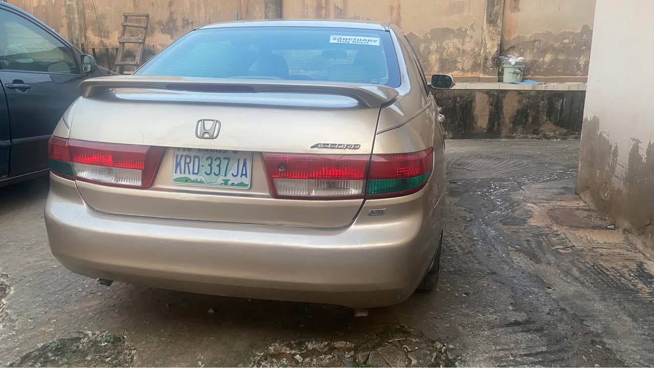 A picture of Honda accord EOD
