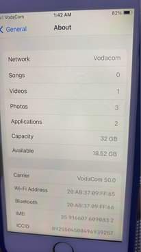 A picture of Iphone 7 plain