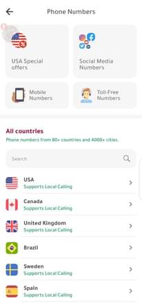 A picture of US UK SIM CARDS