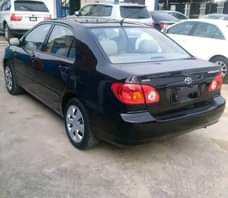 A picture of Brand TOYOTA Model COROLLA Year 2007 COLOUR BLACK Transmission Automatic