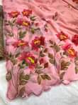 A picture of Pure soft chiffon silk saree