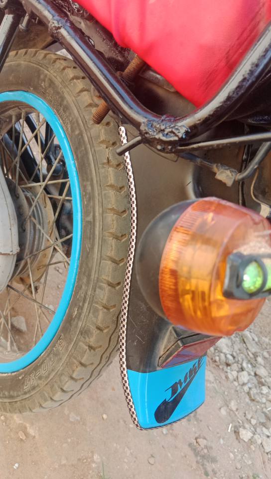 A picture of Bajaj bike