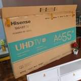 A picture of HISENSE SMART TV INCH 55 HAINA TATIZO LOLOTE 0655165004
