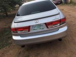 A picture of Clean Honda accord EOD 2003 Going for 1 250 000