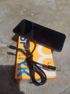 A picture of tecno spark c8 usd lik new storage 64 ram 3gb