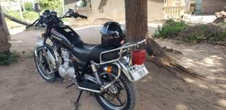 A picture of Haojue inauzwa vibar vyote vipo bei 1730000 coll 0787529128 0620216607