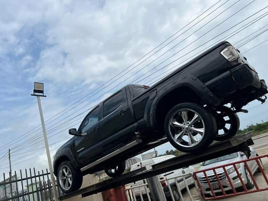 A picture of 2008 Tacoma upgraded to 2020 First body no touch paint