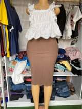 A picture of Skirt blouse full