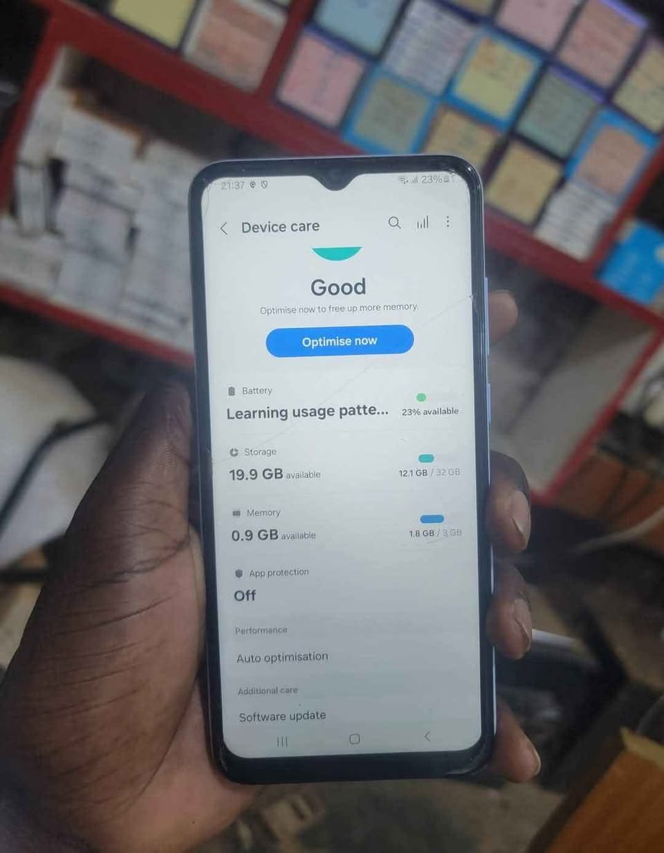 A picture of SAMSUNG A04E 32GB CLEAN SALE AT 220000