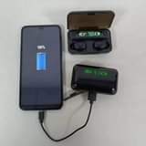 A picture of F9 EARBUDS WITH POWER BANK
