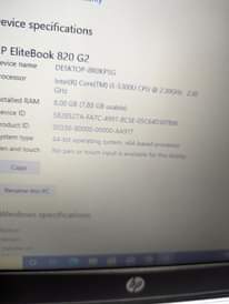 A picture of Hp 820