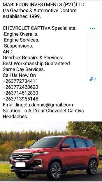 used chevrolet zimbabwe