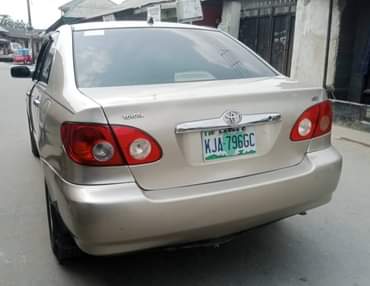 A picture of Toyota corolla 2006 Model Straight body Condition Nigerian used Smooth